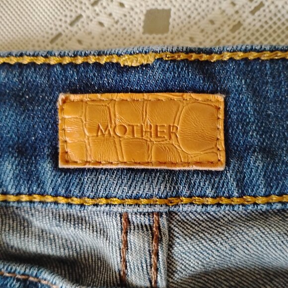 Mother The Ponyboy Cuffed Jeans in Tequila Truth, Size 26 - Picture 8 of 15